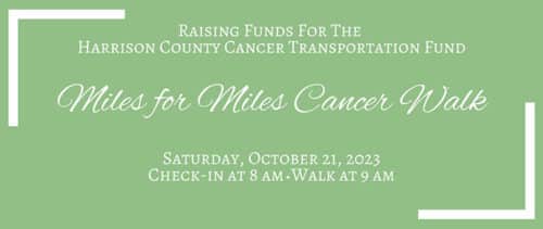 Miles for Miles Cancer Walk - 10/21/23 - Raising Funds for the HCCH Cancer Transportation Fund